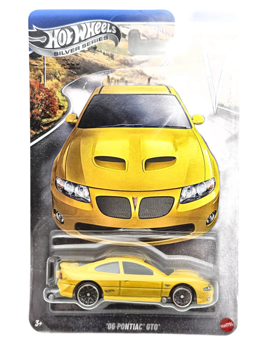 '06 Pontiac Gto Pontiac Series Hot Wheels Silver 2025 Żółty 1:64