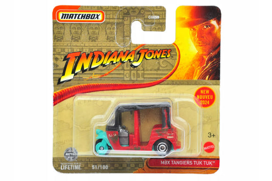 MBX TANGIERS TUK TUK Indiana Jones Matchbox 2023 Czerwony 1:64