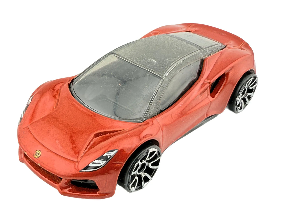 LOTUS EMIRA, Hot Wheels 2022, Die cast HCTOO, Czerwony, 1:64, Resoraki