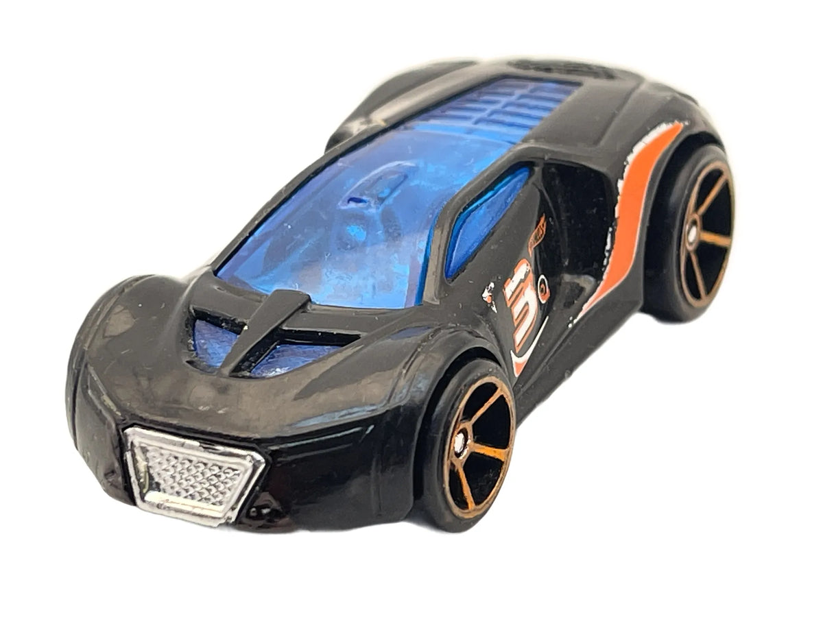 ULTRA RAGE, Hot Wheels 2007, Resoraki, Die cast E12, Czarny, 1:64