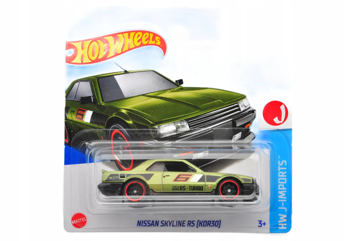 NISSAN SKYLINE RS (KDR30), Hot Wheels 2024 HTD06-N521 Zielony 1:64 Resoraki