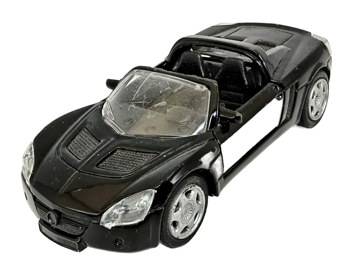 OPEL SPEEDSTER 2001, Unbranded, Die cast, Czarny, 1:34, Resoraki