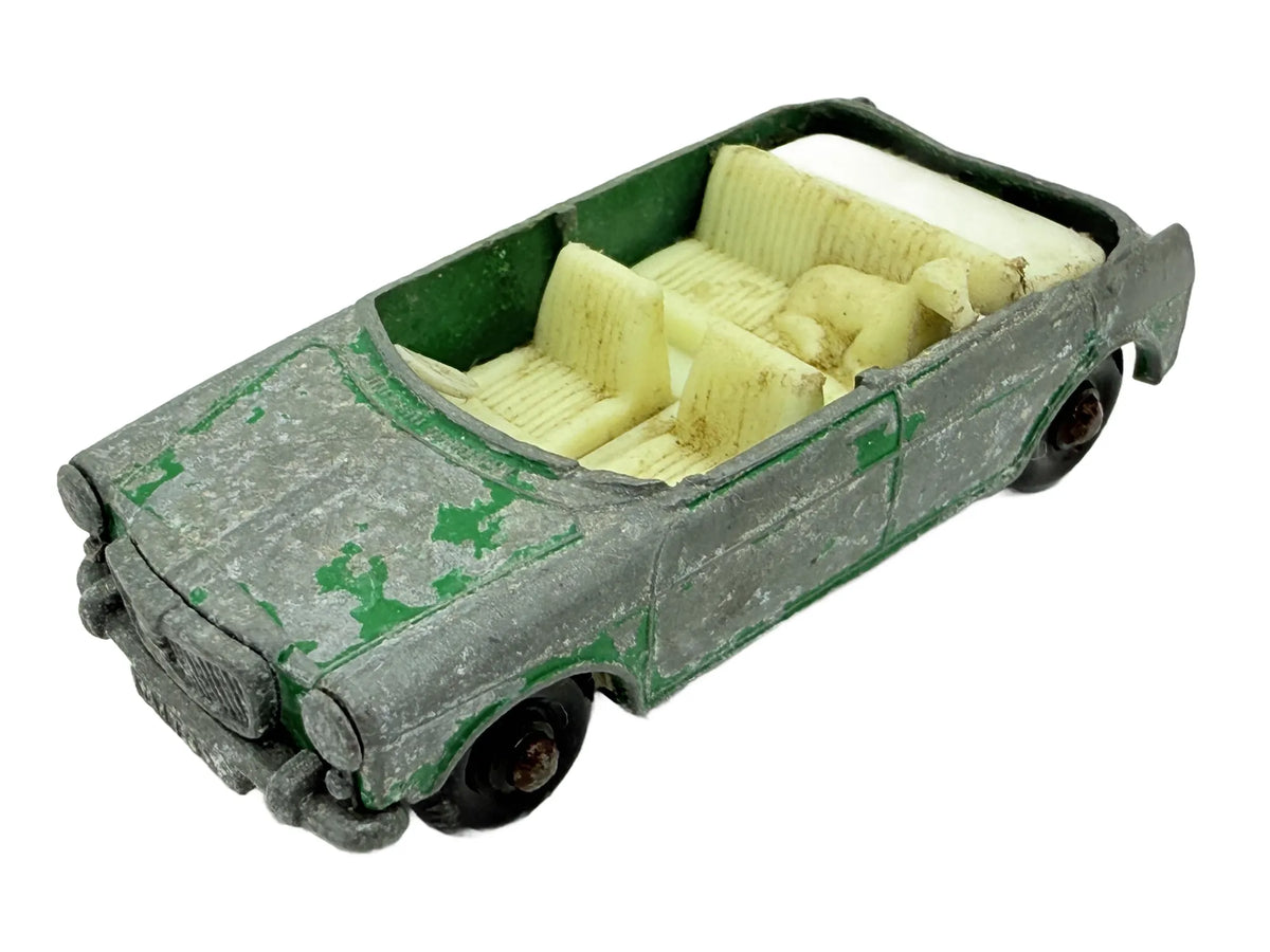 Convertible Matchbox Zielono-Szara 1:60 Made in Anglia