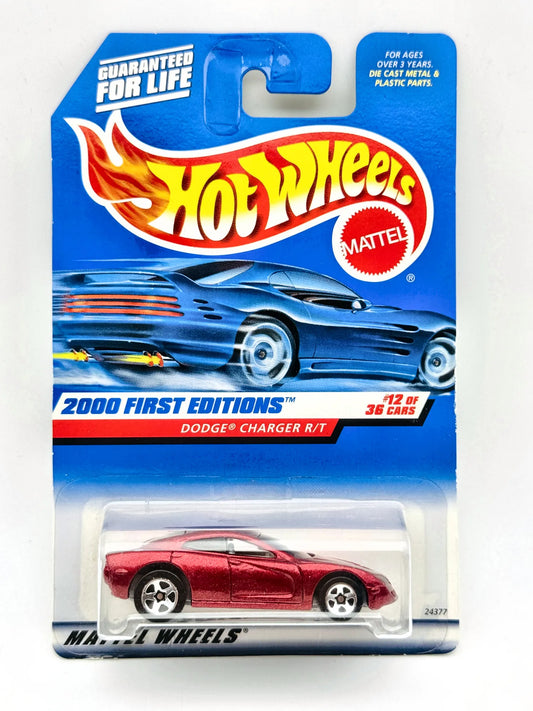 Dodge Charger R/T Hot Wheels 1999 Blue Card 1:64 2000 First Editions