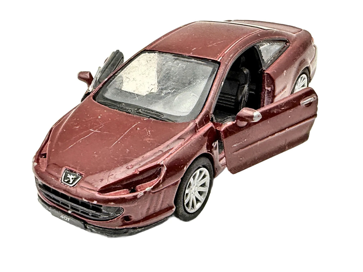 PEUGEOT 407 COUPE Welly Bordowy 1:40