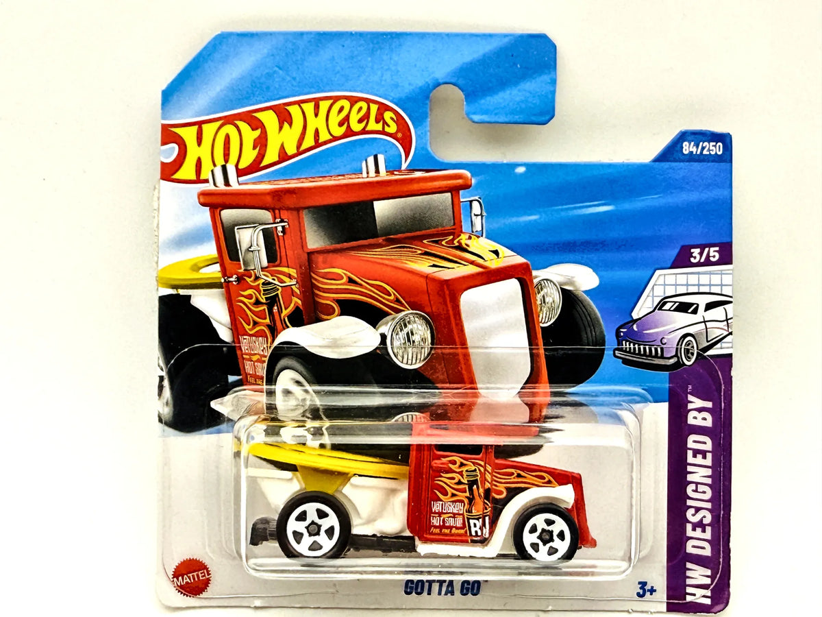 Gotta Go Hot Wheels 2025 HW Designed By 1:64 Blister Biały