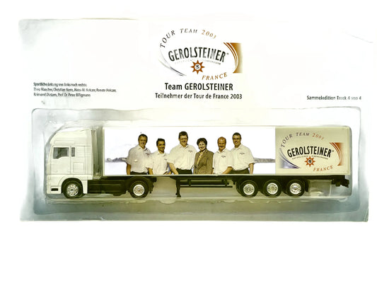 MAN TRUCK Hümmer 1:87 Biały Promocyjny Tour de France 2003 Gerolsteiner – zdjęcie 2