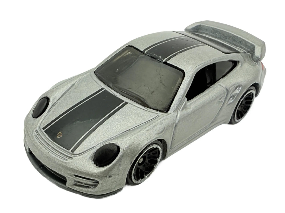 Porsche 911 Gt2 Hot Wheels Srebrny 1:64