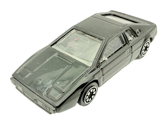 LOTUS ESPRIT, Vintage Model Die Cast, Made in Macau, Resoraki, Czarny 1:64