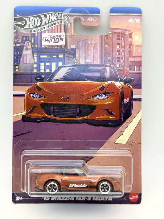 '15 Mazda Mx-5 Miata Hot Wheels 2025 Miedziany 1:64 Samochód osobowy