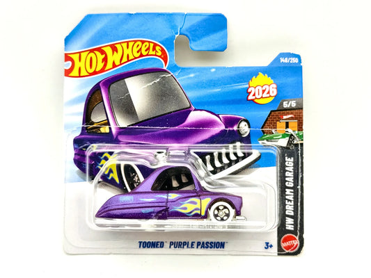 Tooned Purple Passion Hot Wheels 2026 Hw Main Street 1:64 Hot Rod Blister