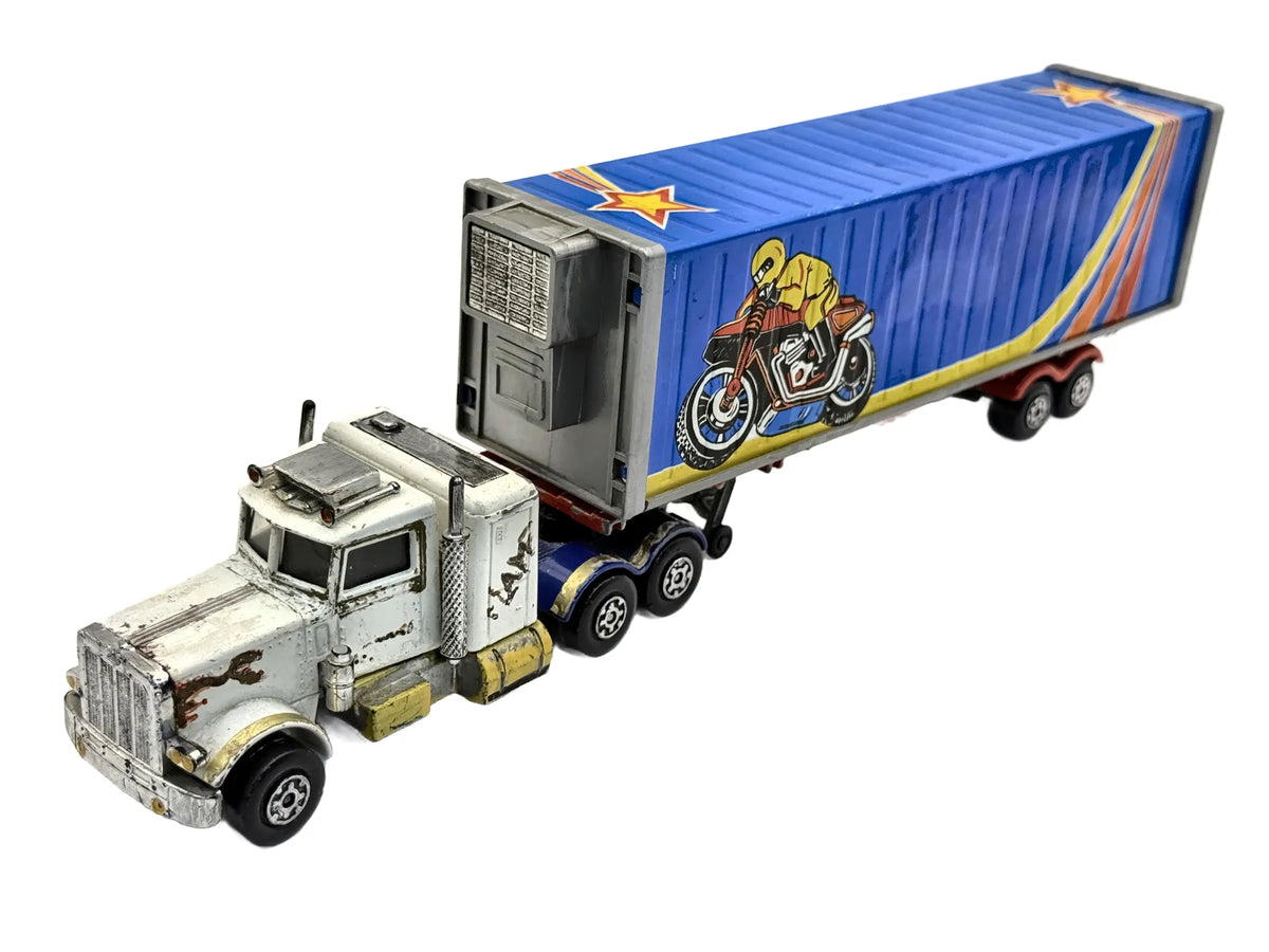 Peterbilt Truck Superfast Matchbox 1978 Niebieski 1:32 Made in England