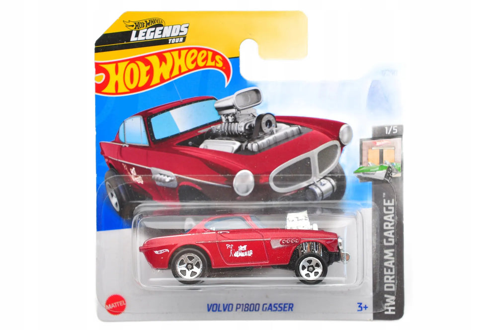 VOLVO P1800 GASSER Hot Wheels 2023 Czerwony 1:64