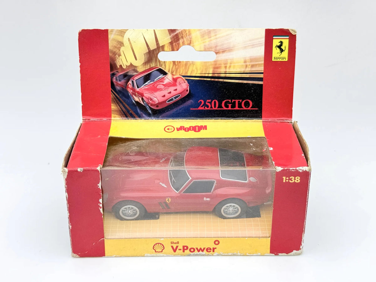 FERRARI 250 GTO, Shell V-Power, Vrroom, Die cast AZ0769TO, Czerwony, 1:38