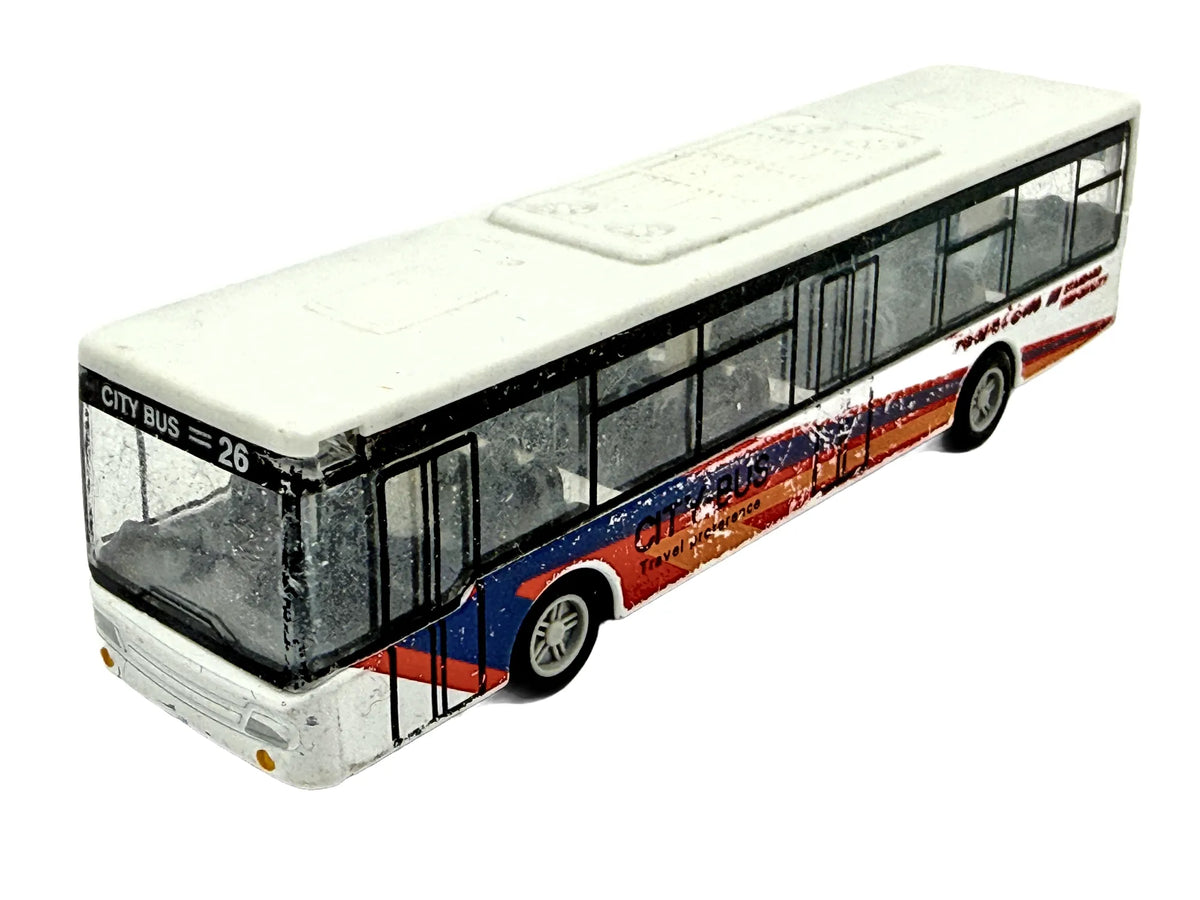 CITY BUS #26 0168, Tedi Gmbh & Co. Kg, Die cast 8720208 Biały 1:64 Resoraki