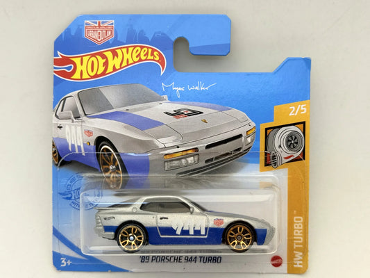 '89 PORSCHE 944 TURBO HW Turbo Hot Wheels 2021 Srebrny 1:64