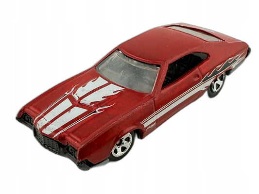Amerykański Muscle Car Z Lat 70. Mainline Hot Wheels Czerwony 1:64