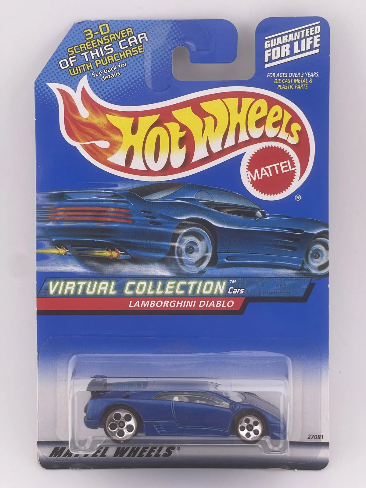 Lamborghini Diablo Hot Wheels 2000 Virtual Collection 1:64 Sportowy