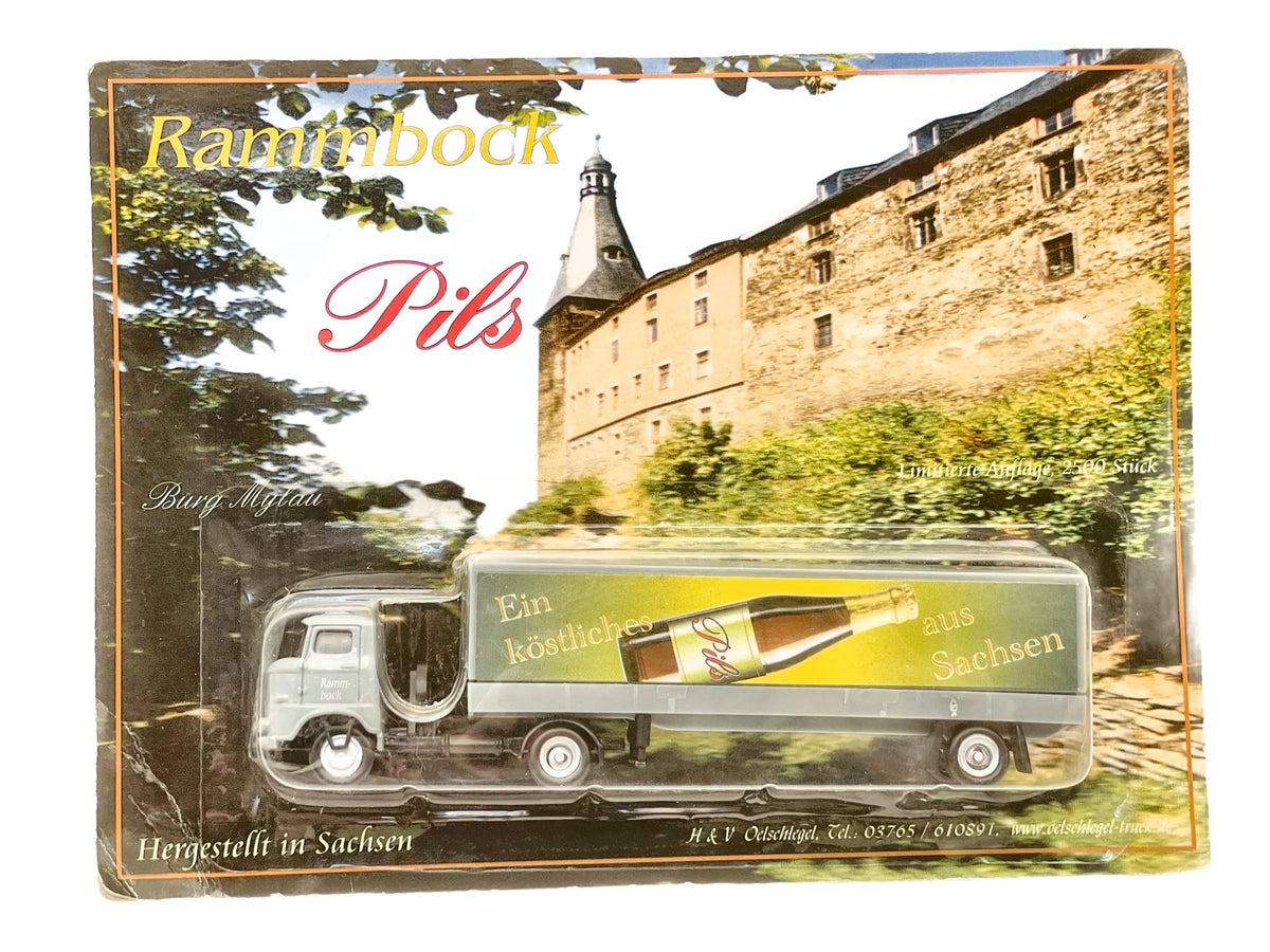 IFA W50-L DGD 1:87 Ciężarówka Promocyjna Rammbock Pils Blister Szary