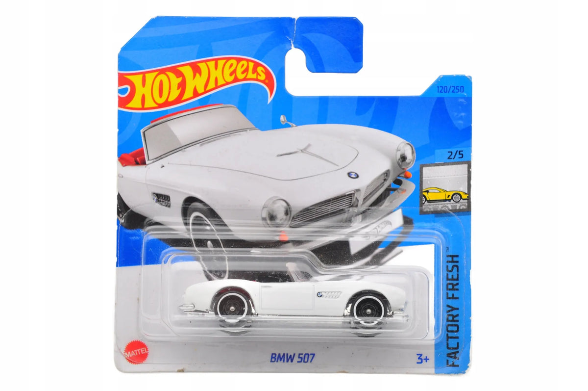 BMW 507, Hot Wheels, Resoraki, Die cast Hkg30-M521, Biały, 1:64