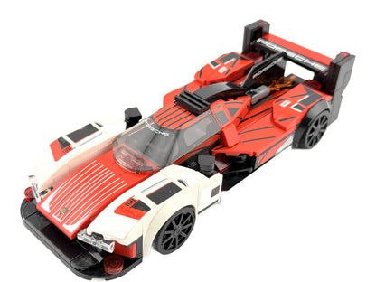 PORSCHE 963, LEGO Speed Champions 76916, Resoraki, Czerw-Biało-Czarny, 1:32