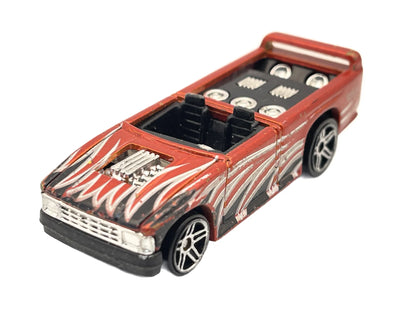 MINI TRUCK, Hot Wheels 1990, Resoraki, Die cast, Czerwony, 1:64