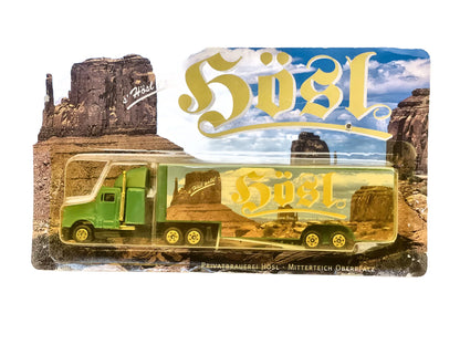 Ciężarówka Cabover Grell 1:87 Ciężarówka Promocyjna Hösl Blister Zielony – zdjęcie 4