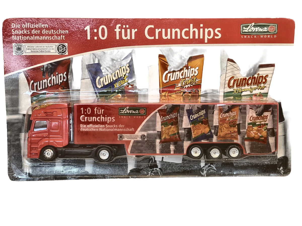 Mercedes-Benz Actros Gabotex Gmbh 1:87 Crunchips Blister Czerwony