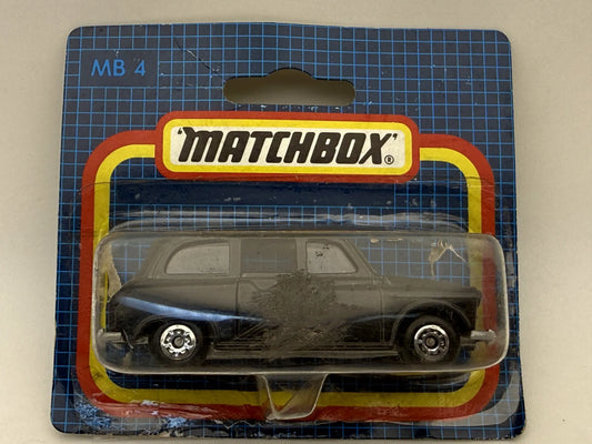 LONDON TAXI FX4R Motorcycle Club Matchbox 1971 Czarny 1:64