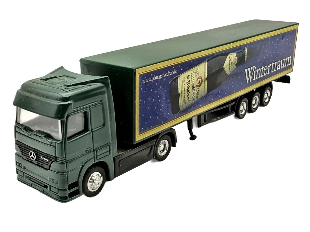MERCEDES-BENZ ACTROS Z NACZEPĄ WINTERTRAUM Hummer Zielony 1:87