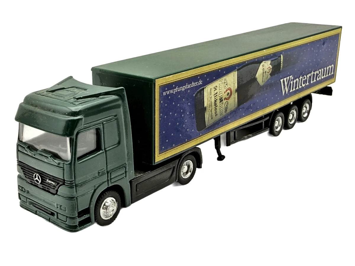 MERCEDES-BENZ ACTROS Z NACZEPĄ WINTERTRAUM Hummer Zielony 1:87