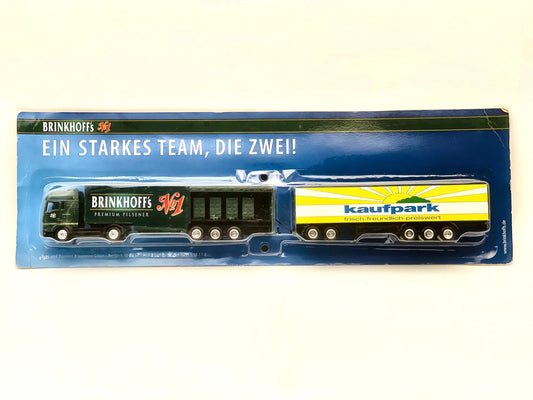 MAN F2000 Grell 1:87 Ciężarówka Promocyjna BRINKHOFF'S Blister Zielony
