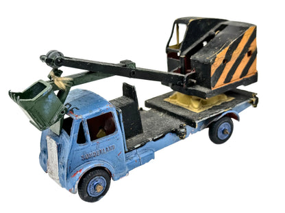 Ciężarówka Z Koparką Qualitoys Benbros 1940's 1:50 Made in England