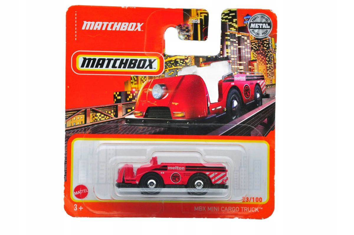 Mbx Mini Cargo Truck Matchbox 2021 Czerwony 1:64