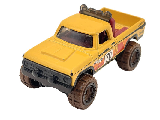 '70 DODGE POWER WAGON, Hot Wheels 2010-19, Resoraki Ghc39, Żółty, 1:64