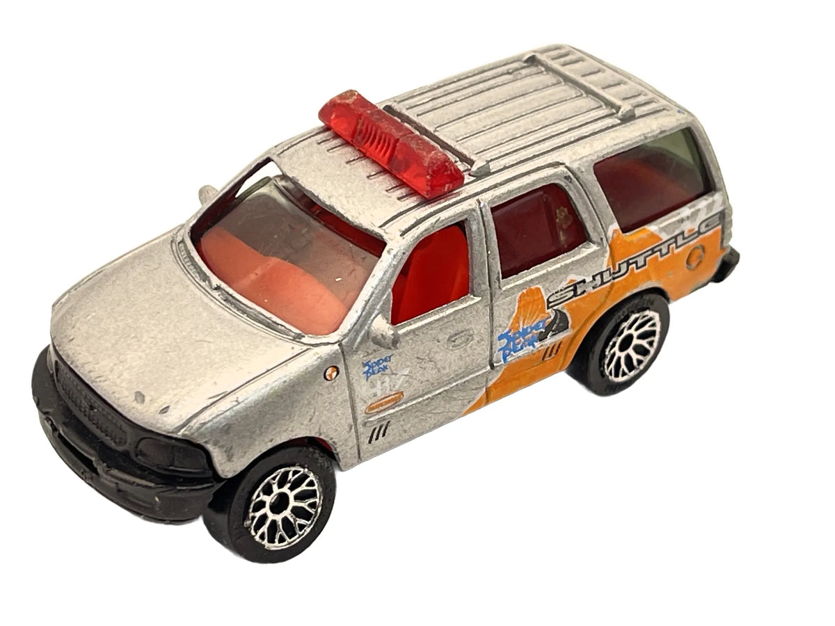 FORD EXPEDITION, Matchbox 1998, Resoraki, Die cast, Srebrny 1:68