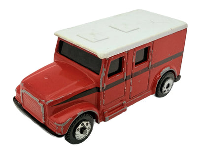 Armored Van Maisto Czerwony 1:64