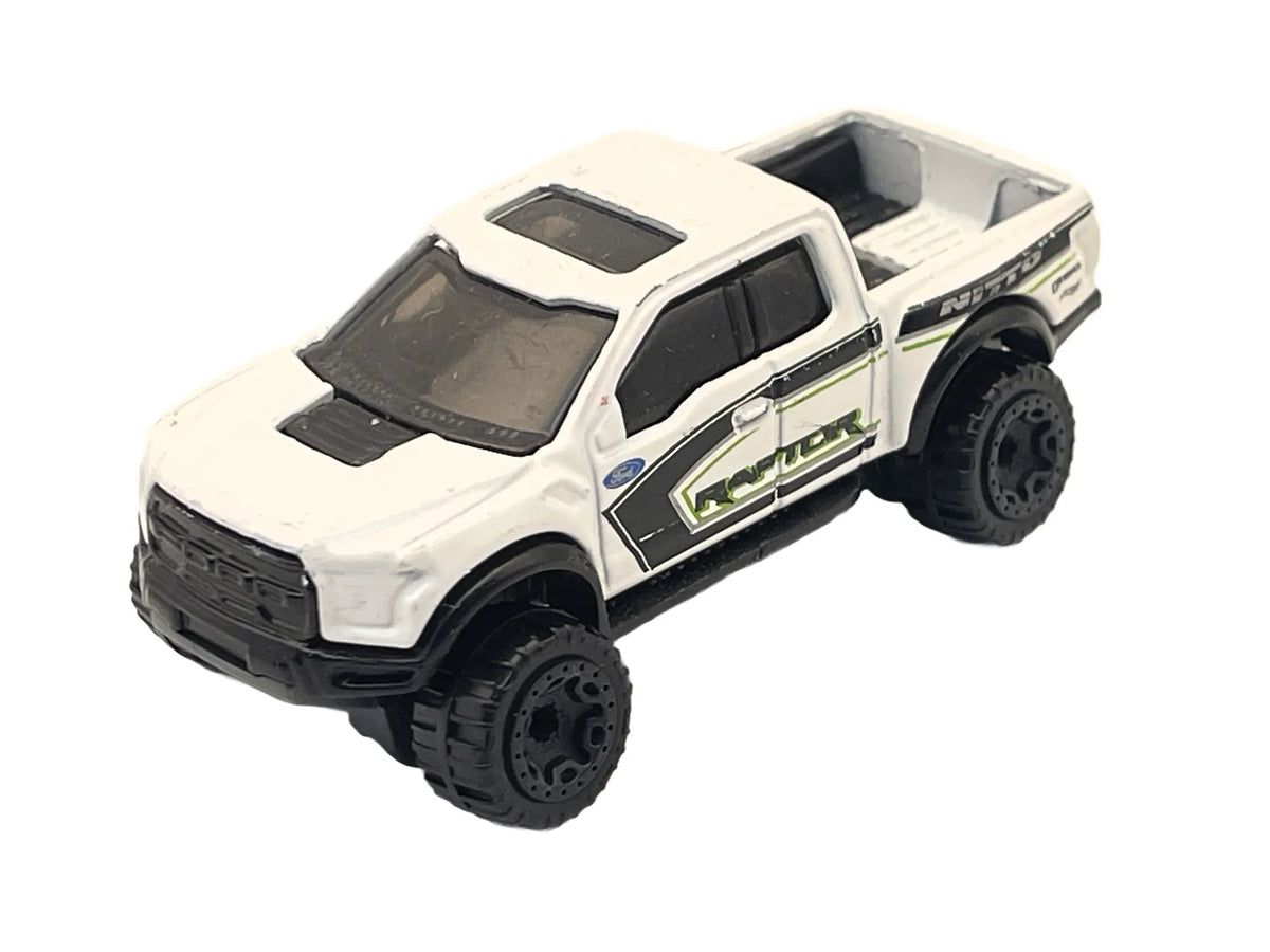 '17 FORD F-150 RAPTOR, Hot Wheels 2015, Die cast J53, Biały, 1:64, Resoraki