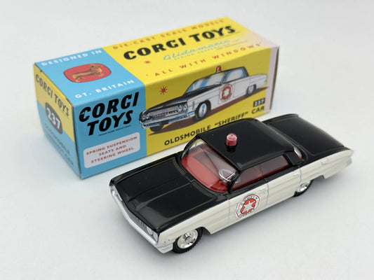 OLDSMOBILE SUPER 88 Sheriff Corgi Czarny 1:43