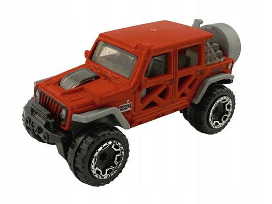 JEEP WRANGLER, Hot Wheels 2017, Die cast FJV47, Czerwony, 1:64, Resoraki