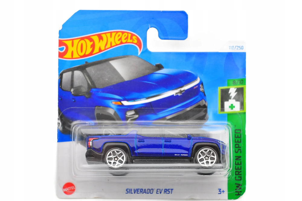Chevrolet Silverado Ev Rst Hot Wheels 2024 Niebieski 1:64