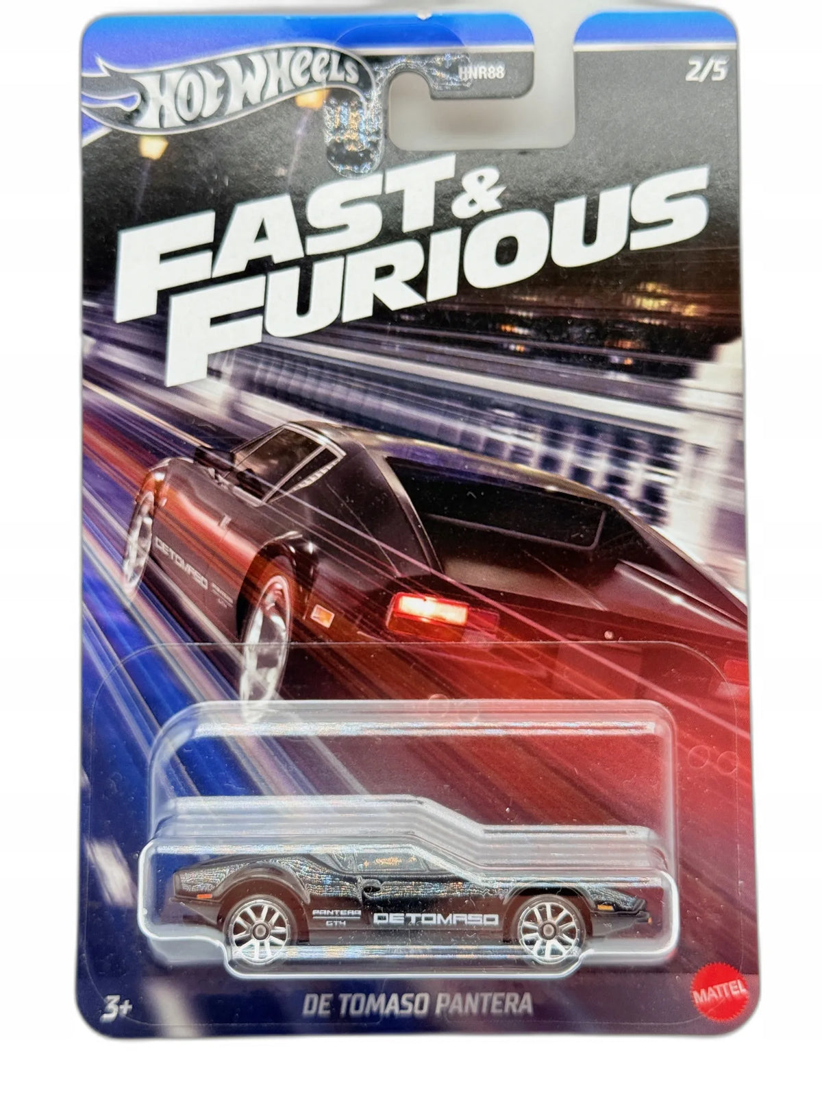 De Tomaso Pantera Hot Wheels Czarny 1:64