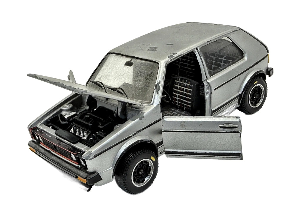 Volkswagen Golf GTI MK1 Mebetoys Srebrny 1:25 Made in Italy