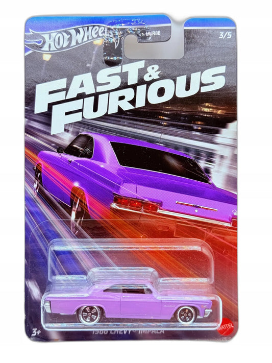 1966 Chevy Impala Hot Wheels Fioletowy 1:64
