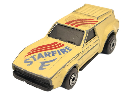SUPER G.T., Starfire, Matchbox 1985, Die cast BR 23/24, Żółty 1:64 Resoraki