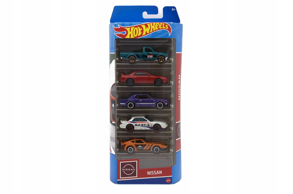 NISSAN NISSAN Hot Wheels 2022 Wielokolorowy 1:64 5 PAK HW 5 Pack