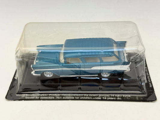 CHEVROLET BEL AIR NOMAD 1957 Legendarne Samochody AmerCom Niebieski 1:43