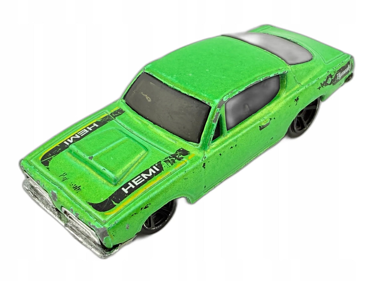 Hemi Cuda Hot Wheels Zielony