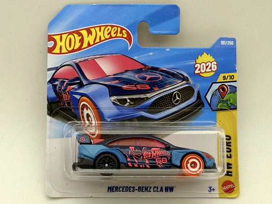 MERCEDES-BENZ CLA HW HW EURO Hot Wheels 2026 Niebieski 1:64