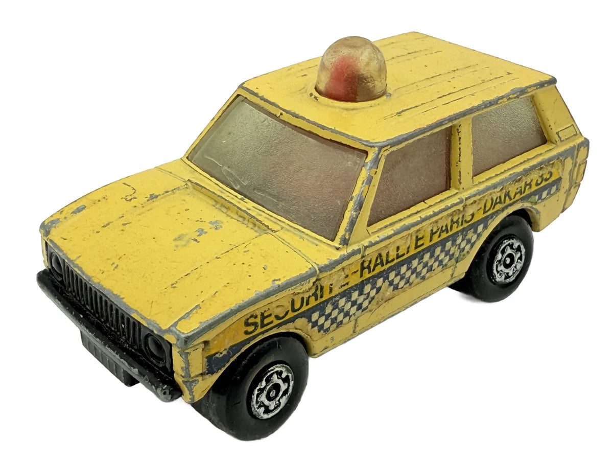 Police Patrol Matchbox Żółty 1:64 Made in Anglia